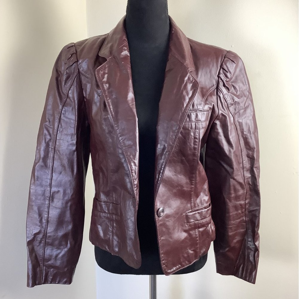 COPY - Burgundy Wilson Leather Jacket